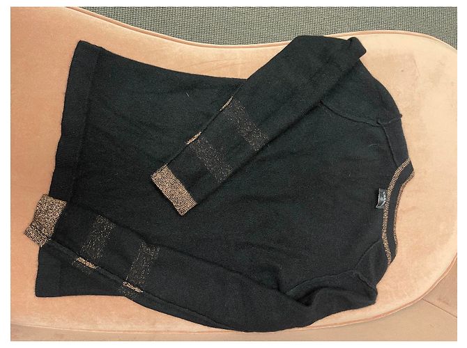 conjunto de dos piezas de cachemir de Chanel Negro - vista 17