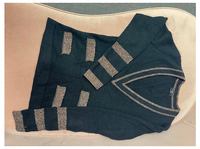 conjunto de dos piezas de cachemir de Chanel Negro - vista 20