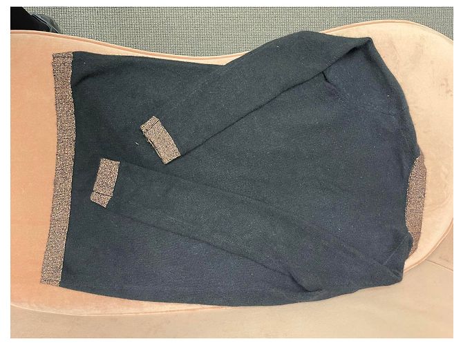 conjunto de dos piezas de cachemir de Chanel Negro - vista 24