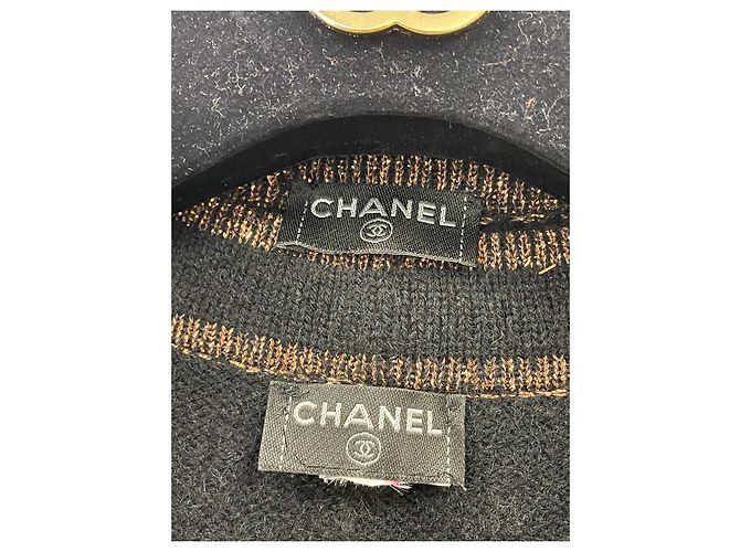 conjunto de dos piezas de cachemir de Chanel Negro - vista 8