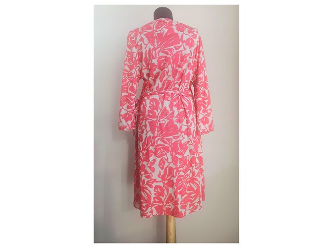 Vestido Noa Noa Rosa de Algodón y Tencel XL - vista 3