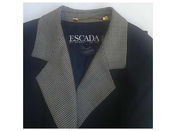 Blazer Escada Margaretha Ley de lana azul - vista 5