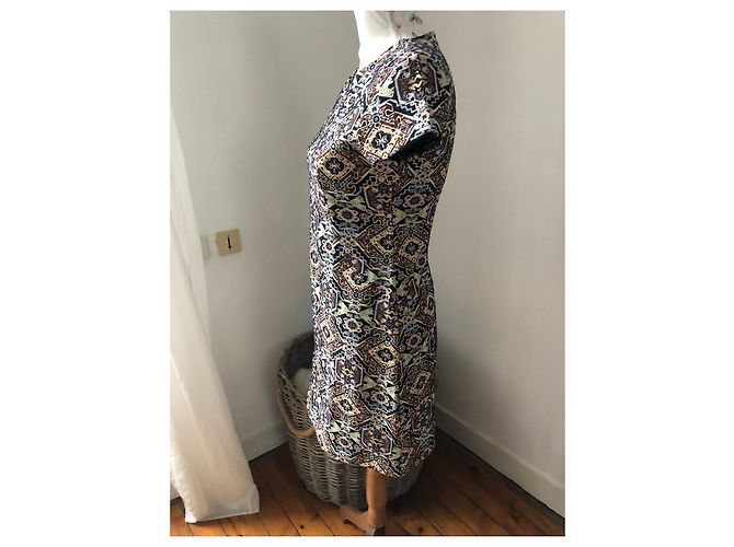Zara Kleid Warme Farben - Ansicht 4