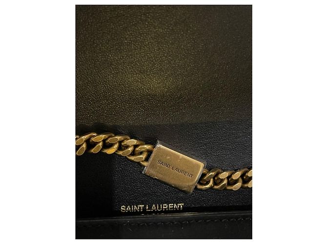 Downtown Yves Saint Laurent Black Suede Star Studded Kate Nero - vista 7