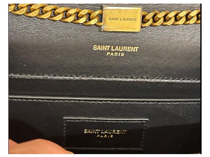 Downtown Yves Saint Laurent Black Suede Star Studded Kate Nero - vista 8
