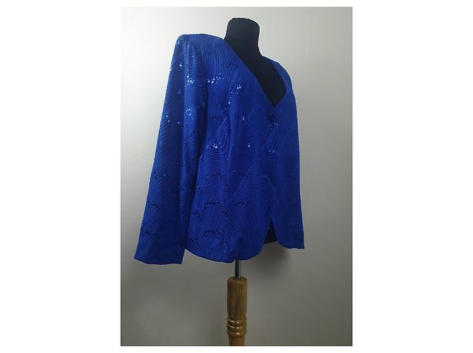 Bob Mackie Blazer Blau Größe XL - Ansicht 3
