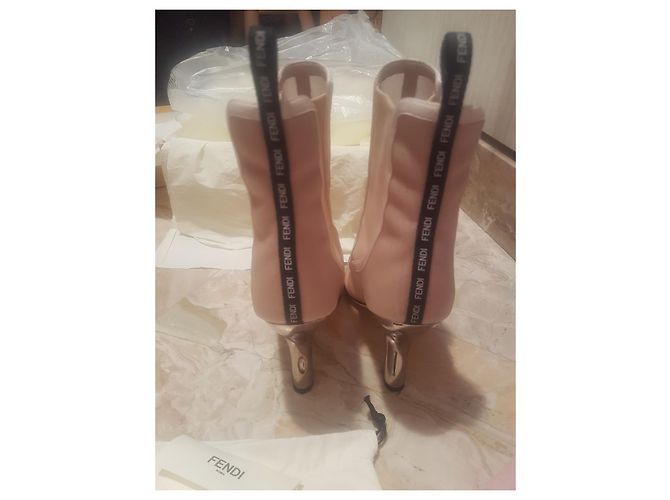 Botines Fendi Beige - vista 6