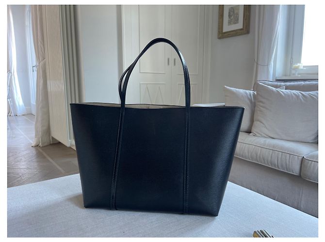 Borsa shopping Dolce & Gabbana Escape in pelle nera Nero - vista 6
