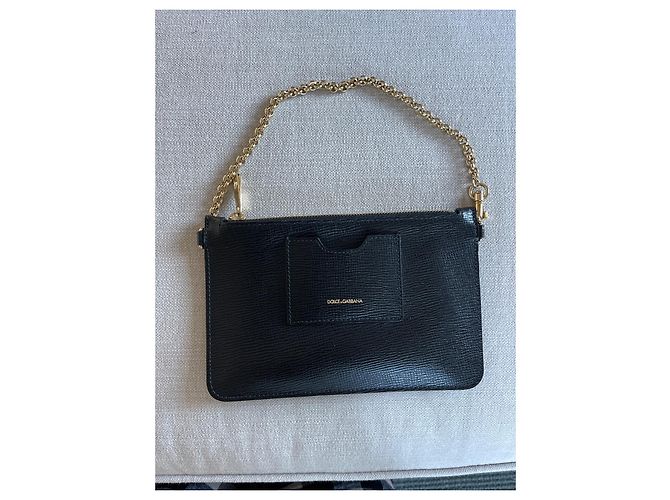 Borsa shopping Dolce & Gabbana Escape in pelle nera Nero - vista 9