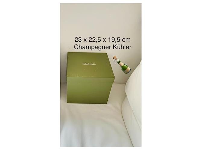 Christofle champagne cooler 19 cm Green Khaki - view 3