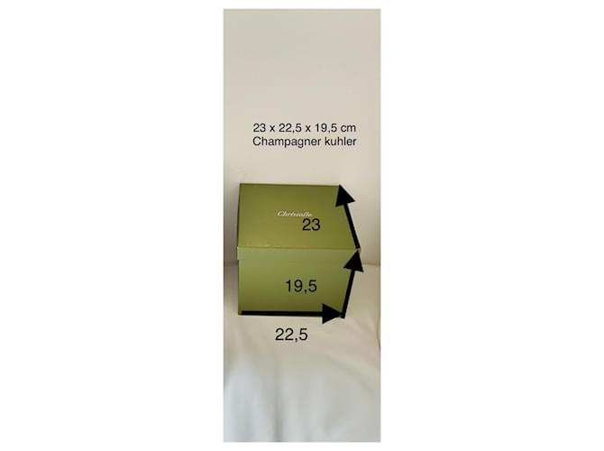 Christofle champagne cooler 19 cm Green Khaki - view 5
