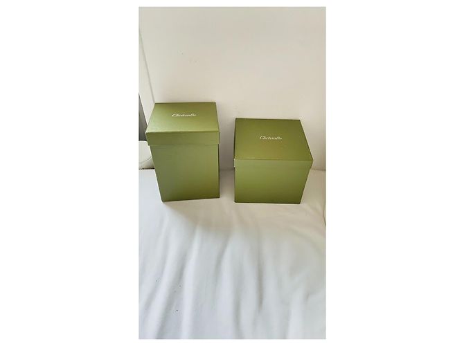 Christofle champagne cooler 19 cm Green Khaki - view 8