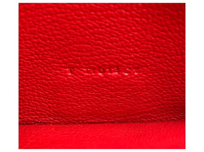 Béarn Cartera Hermès Bearn Roja de Cuero - vista 10