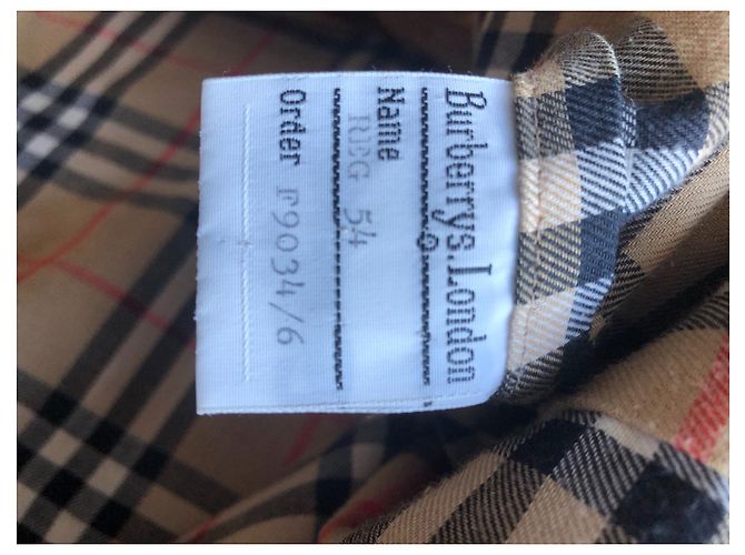 Gabardina Burberry Beige de Algodón - vista 6