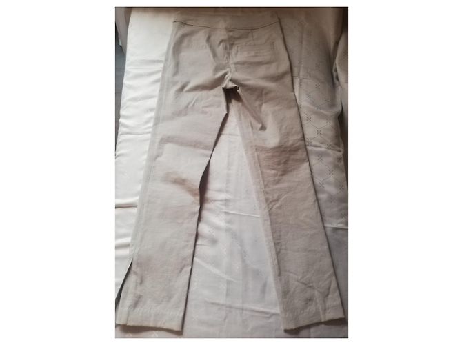 Autre Marque Pantalones Isabel Marant de algodón gris - vista 2