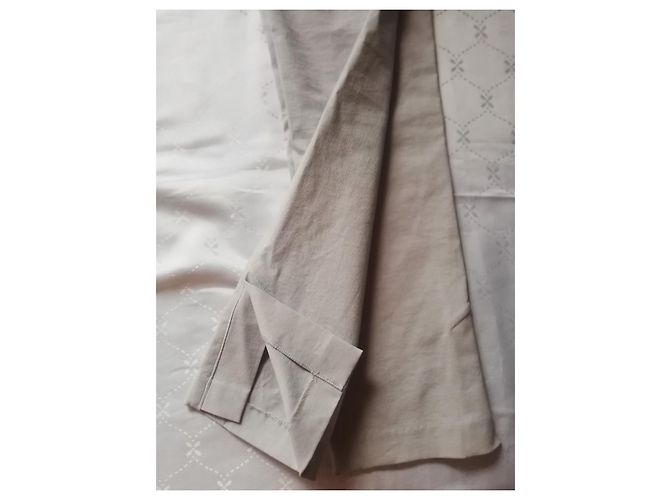 Autre Marque Pantalones Isabel Marant de algodón gris - vista 3