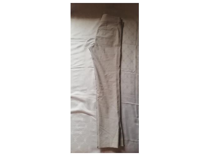Autre Marque Pantalones Isabel Marant de algodón gris - vista 4