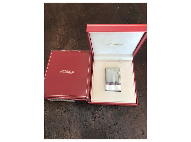 Autre Marque S.T. Dupont Lighter Silver Plated Silvery - view 2