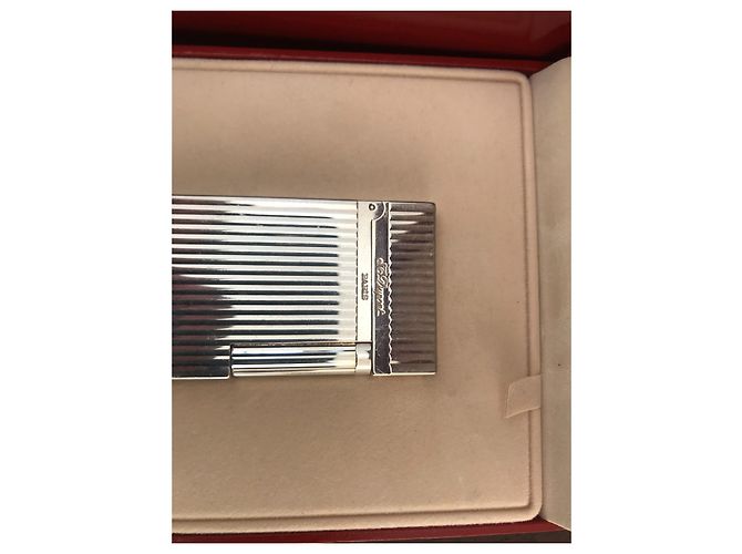 Autre Marque S.T. Dupont Lighter Silver Plated Silvery - view 3