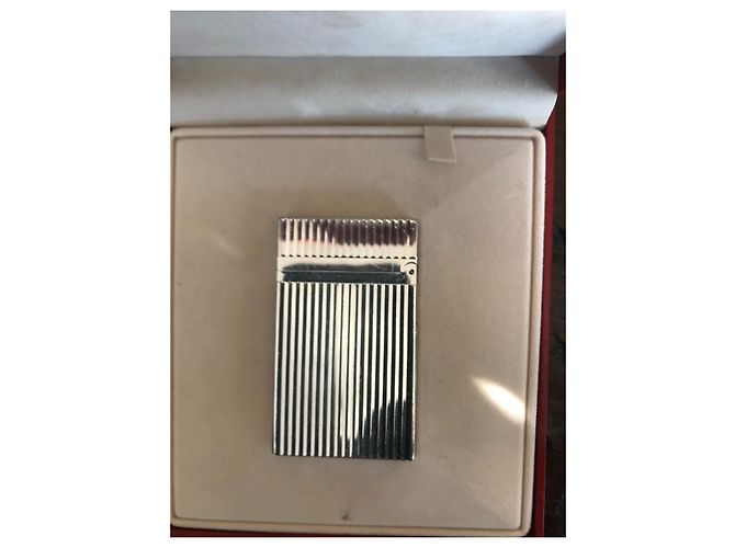 Autre Marque S.T. Dupont Lighter Silver Plated Silvery - view 4