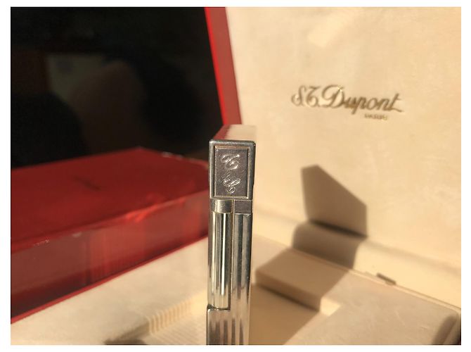 Autre Marque S.T. Dupont Lighter Silver Plated Silvery - view 5