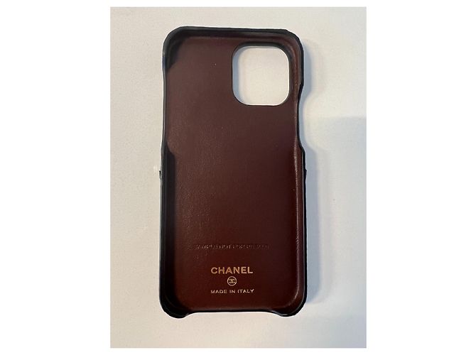 CHANEL Timeless iPhone 12 Case Black Dark red - view 3