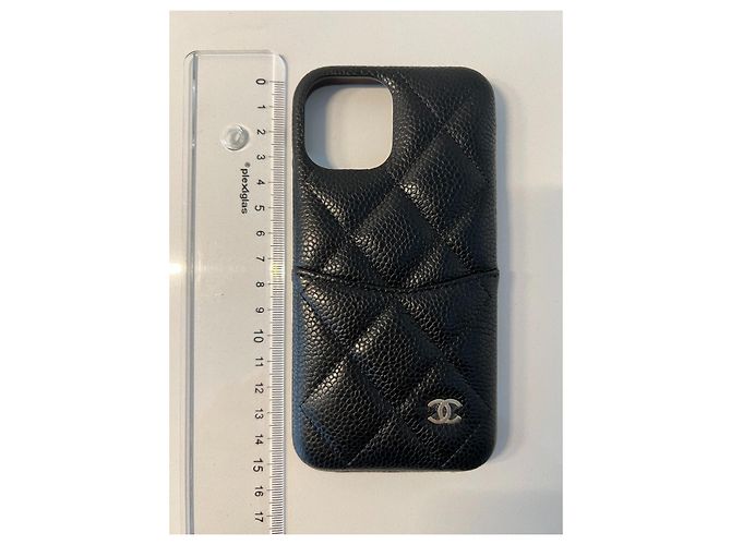CHANEL Timeless iPhone 12 Case Black Dark red - view 4
