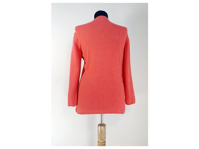 Day Birger & Mikkelsen Cardigan Orange Koralle Wolle Angora - Ansicht 5
