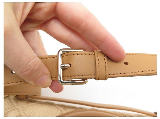 NUOVA BORSA A MANO DIOR LADY D-JOY BORSA A TRACOLLA IN RAFFIA E PELLE BEIGE - vista 12