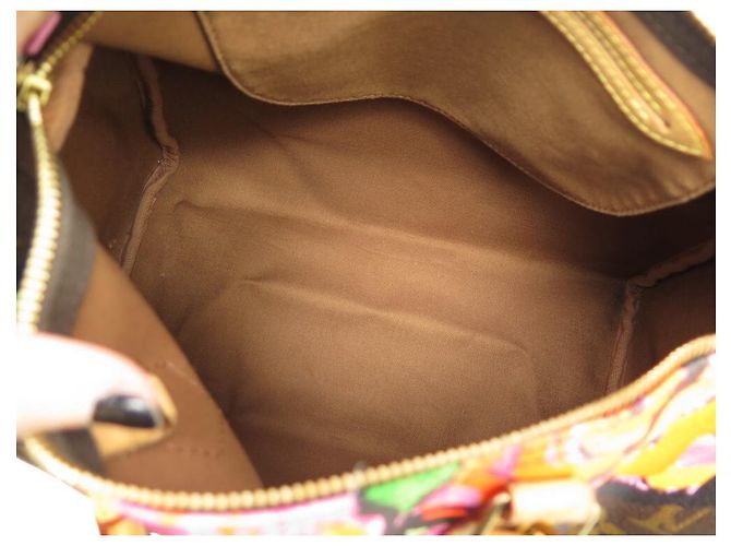 Speedy Louis Vuitton borsa veloce 30 PINK-M48610 STEPHEN SPROUSE MONOGRAM LV ROSE Marrone - vista 8