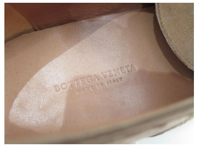 SCARPE BOTTEGA VENETA LUXE BAMBINO 39 SCARPE ANTILOPE IN CAMOSCIO BEIGE - vista 6