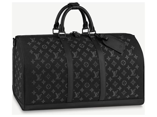 Keepall Louis Vuitton continua a fulminare virgil abloh Nero - vista 4