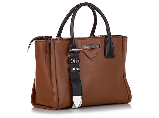 Prada Brown Grace Lux Concept Satchel - vista 2