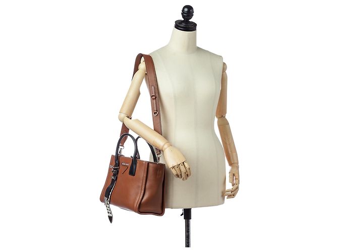 Prada Brown Grace Lux Concept Satchel - vista 8