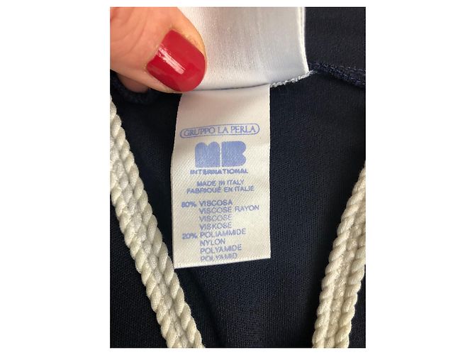 La Perla Badebekleidung Navy Blue Polyamid Marineblau - Ansicht 8
