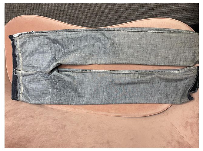 Vaqueros de denim Versace corte recto azul - vista 17