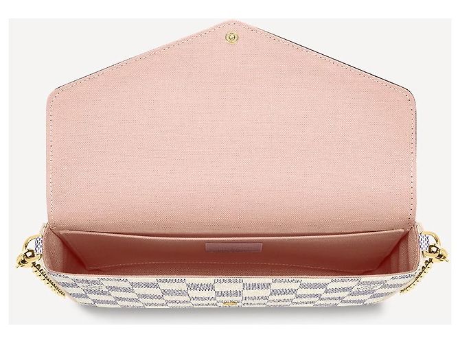 Louis Vuitton LV Felicie pochette damier nuova Beige - vista 3