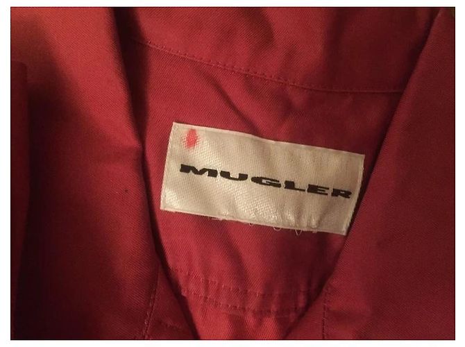 Completo Gonna Thierry Mugler Rosso Corallo Cotone - vista 4