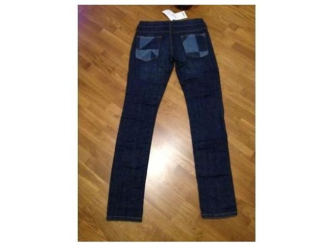 Jeans Patchwork Isabel Marant Etoile Blu - vista 2