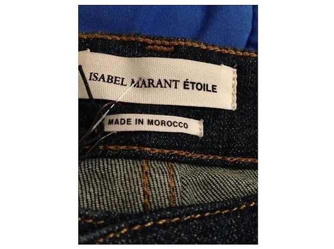 Jeans Patchwork Isabel Marant Etoile Blu - vista 3