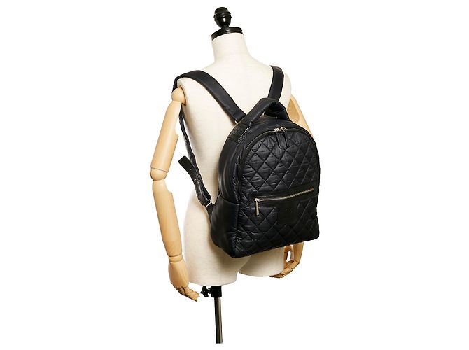 Chanel schwarzer Coco Cocoon Rucksack - Ansicht 9