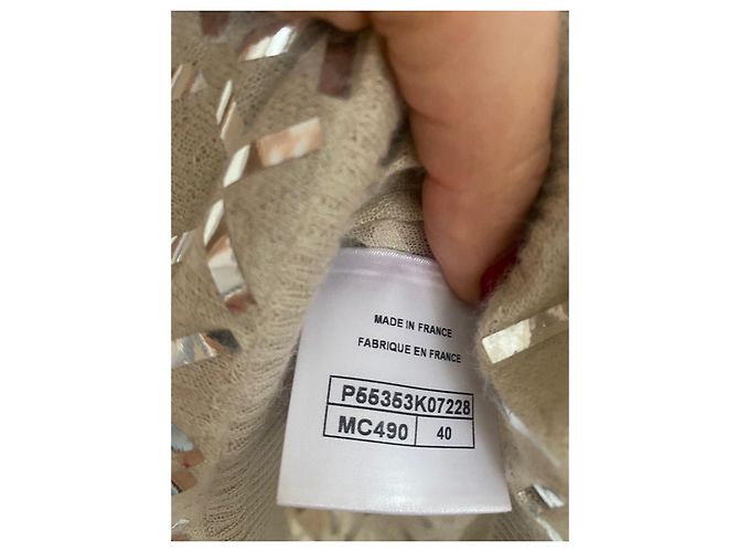 Pull Chanel Beige - vue 5