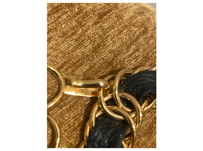Chanel Coleccionista 1987 Negro Dorado - vista 3