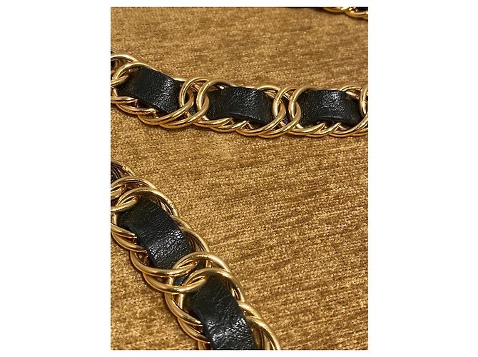 Chanel Coleccionista 1987 Negro Dorado - vista 6