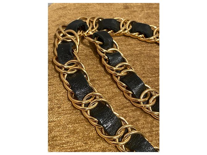 Chanel Coleccionista 1987 Negro Dorado - vista 7