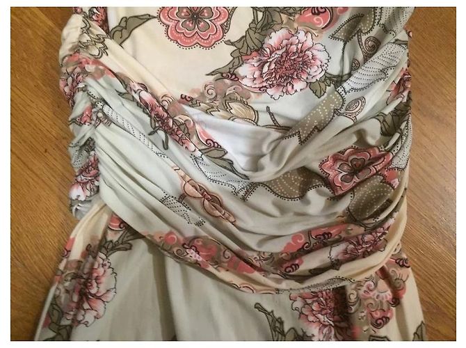 Autre Marque Vestido de jersey de seda con estampado floral Multicolor - vista 2