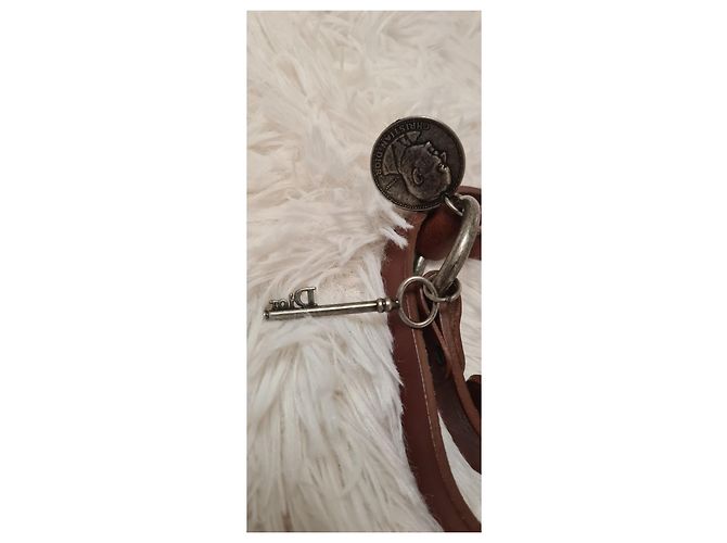 Cinturón Dior Gaucho T en cuero marrón 75 cm Castaño - vista 3