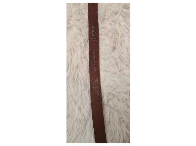 Cinturón Dior Gaucho T en cuero marrón 75 cm Castaño - vista 4