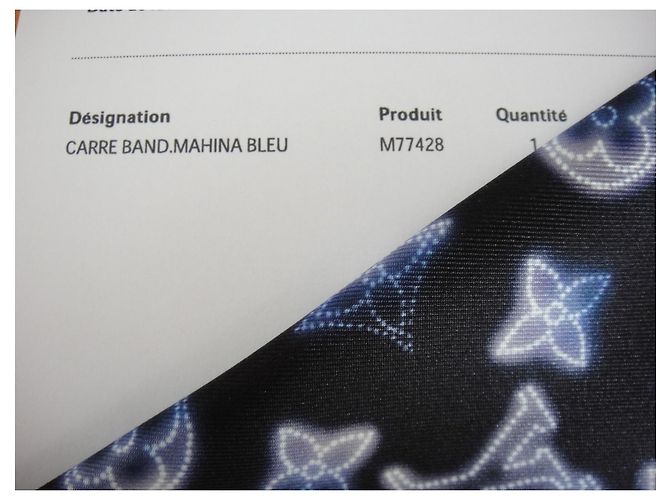 Louis Vuitton Flight Mode Bandana - CAPSULE-Kollektion Blau - Ansicht 5