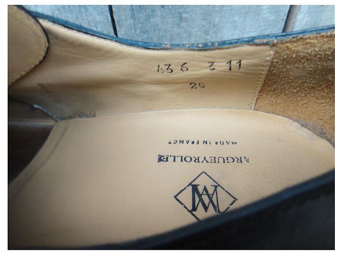 Autre Marque derbies Argueyrolles p 43 Noir - vue 7